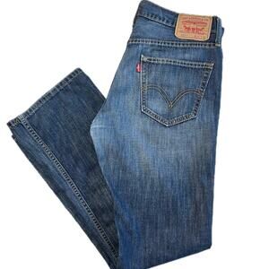 Men’s Levi’s jeans 527 , Boot Cut mid rise 31 X 30  dark wash , 100% Cotton